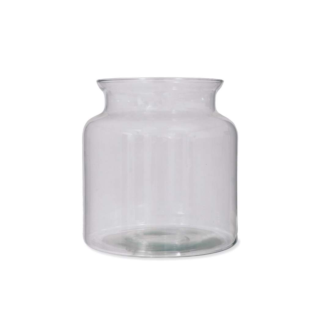Grand vase en verre robuste