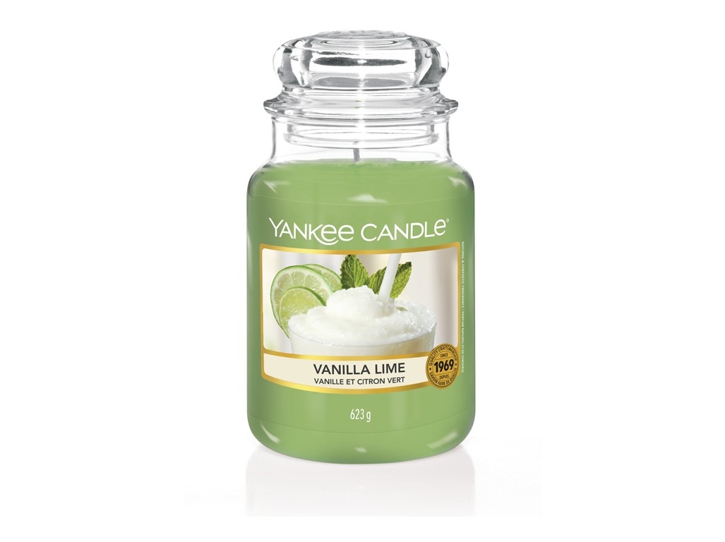 Bougie parfumée Yankee Candle VANILLE ET CITRON VERT Grande jarre