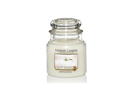Bougie parfumée Yankee Candle SERVIETTES MOËLLEUSES Jarre moyenne