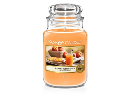 Bougie parfumée Yankee Candle PÊCHE SAVOUREUSE Grande jarre