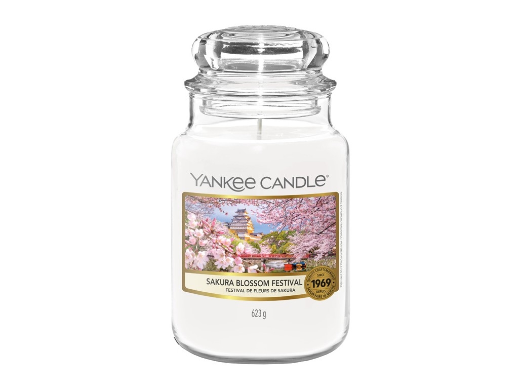 Bougie parfumée Yankee Candle FESTIVAL DE FLEURS DE SAKURA Grande jarre
