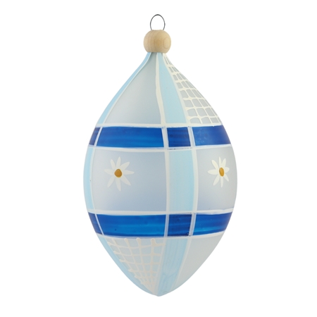 Oeuf de Pâques blanc, décoration
