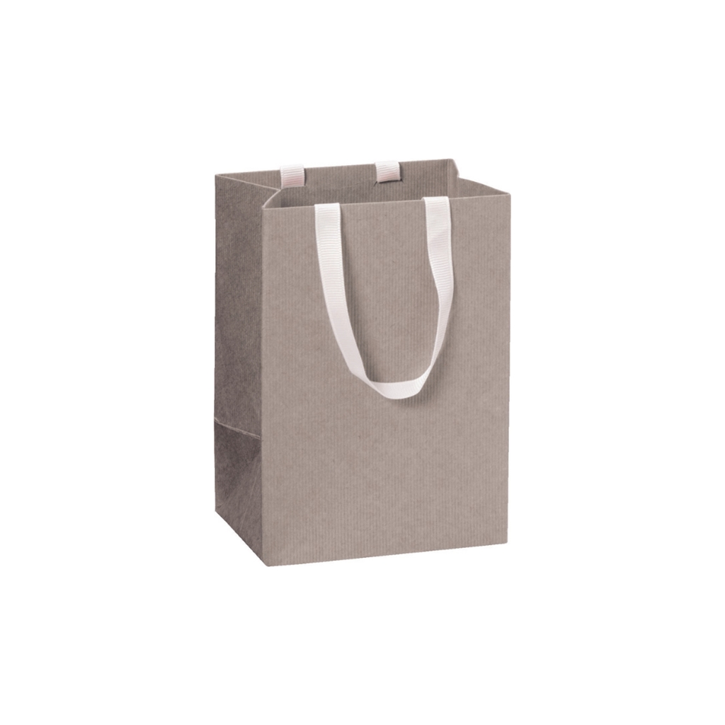 Sac cadeau beige-gris petit