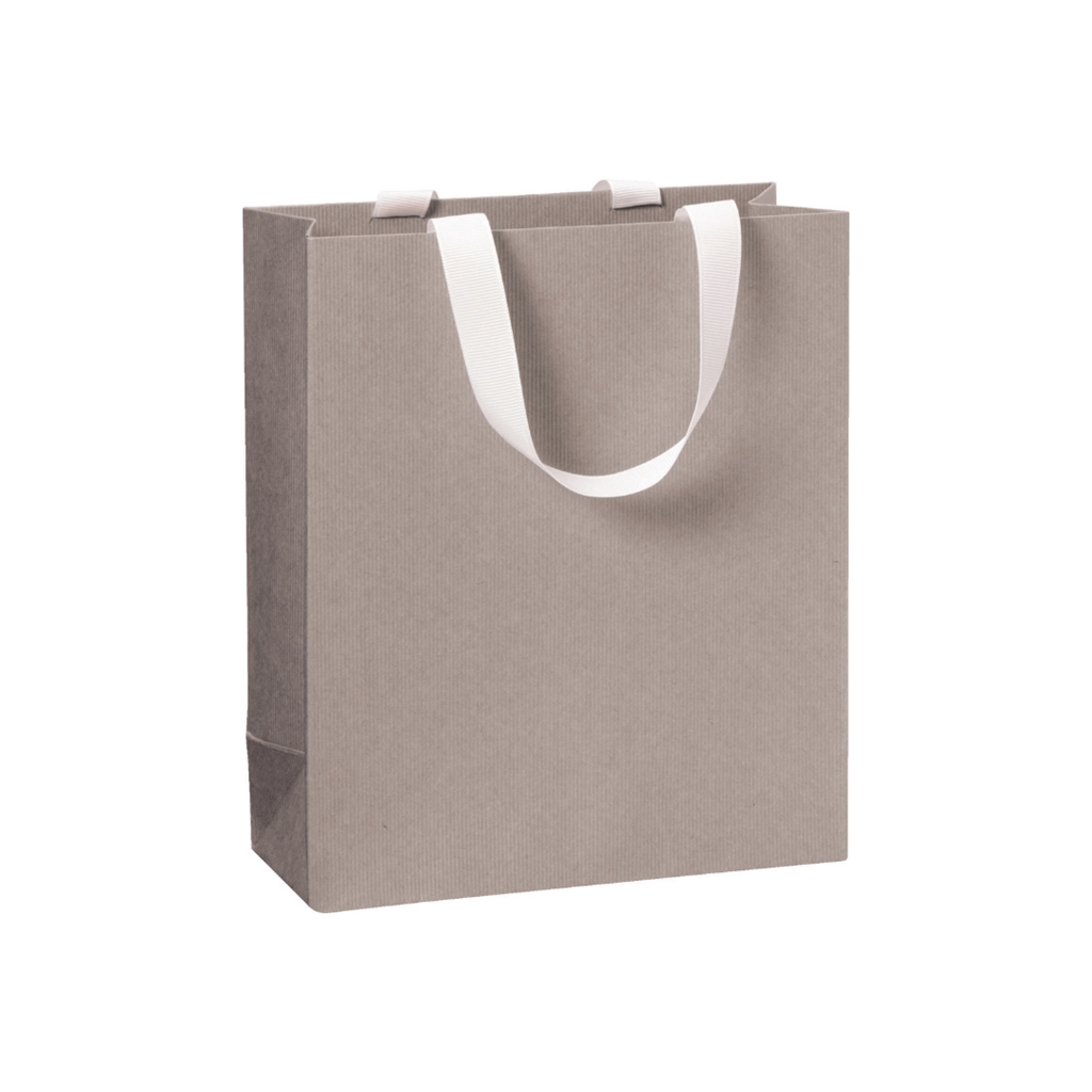 Sac cadeau beige-gris taille moyenne