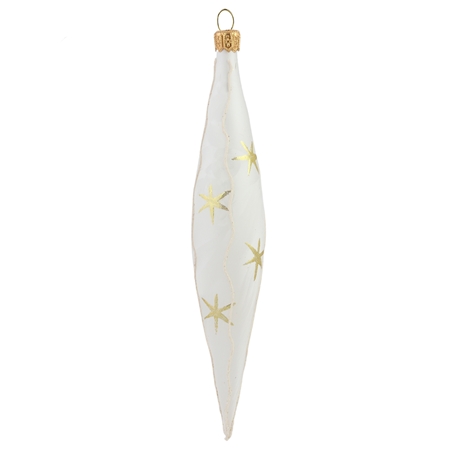 Fusée de Noël avec décor des étoiles dorées