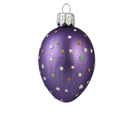 Petit œuf de Pâques violet