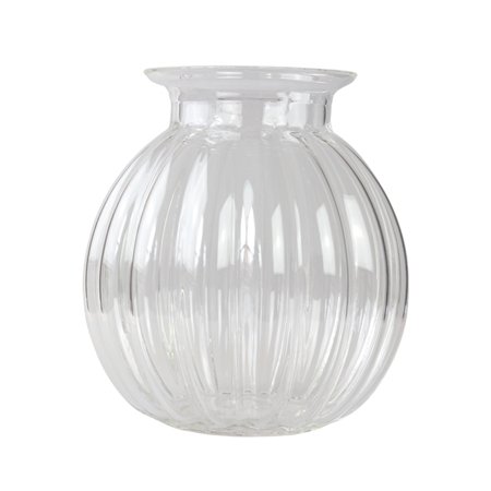 Vase en cristal Maria transparent