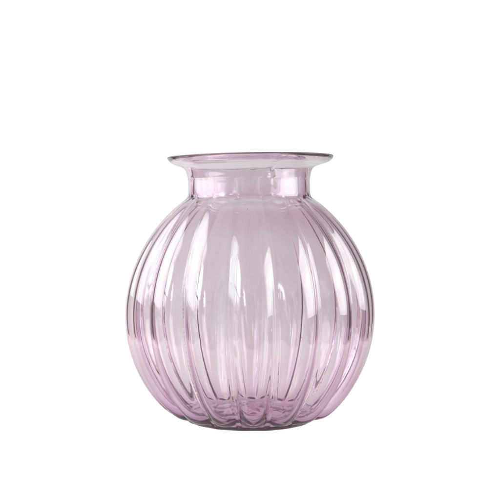 Vase en cristal petite Maria lilas