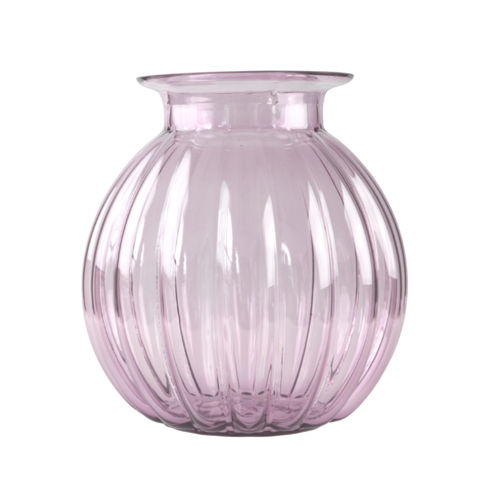 Vase en cristal Maria lilas