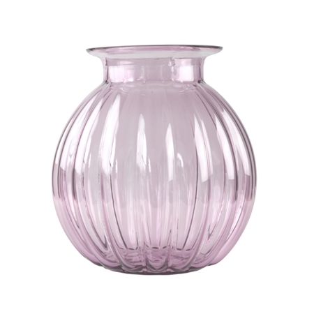 Vase en cristal Maria lilas