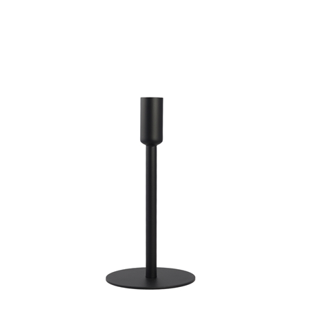 Bougeoir sur pied noir moyen
