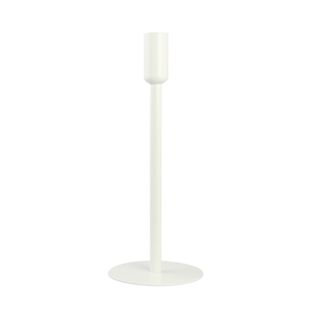 Bougeoir sur pied blanc grand