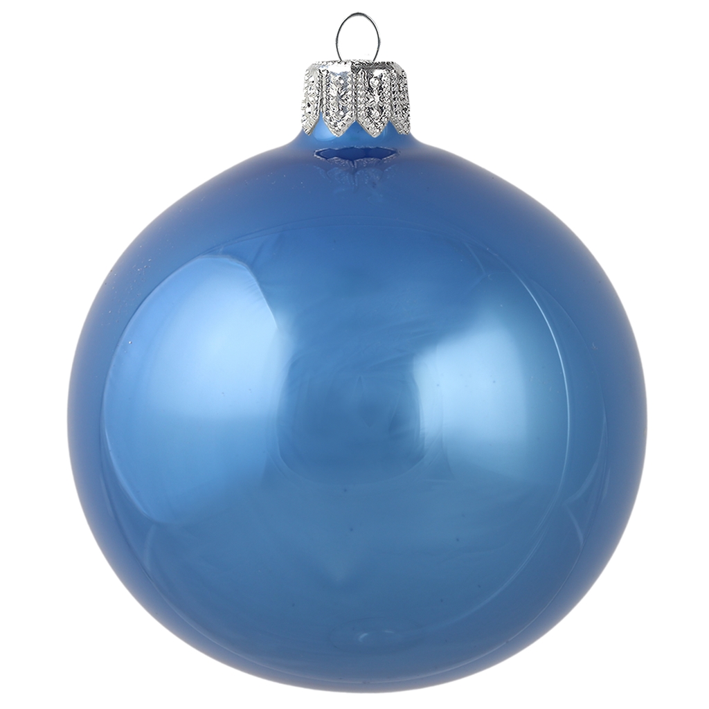 Boule de Noël bleu roi