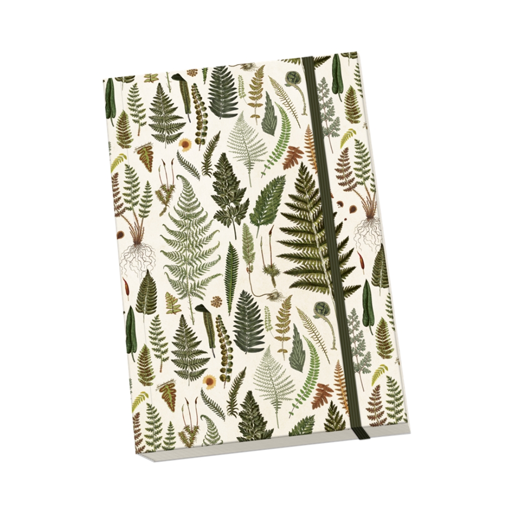 Cahier motif fougère A5