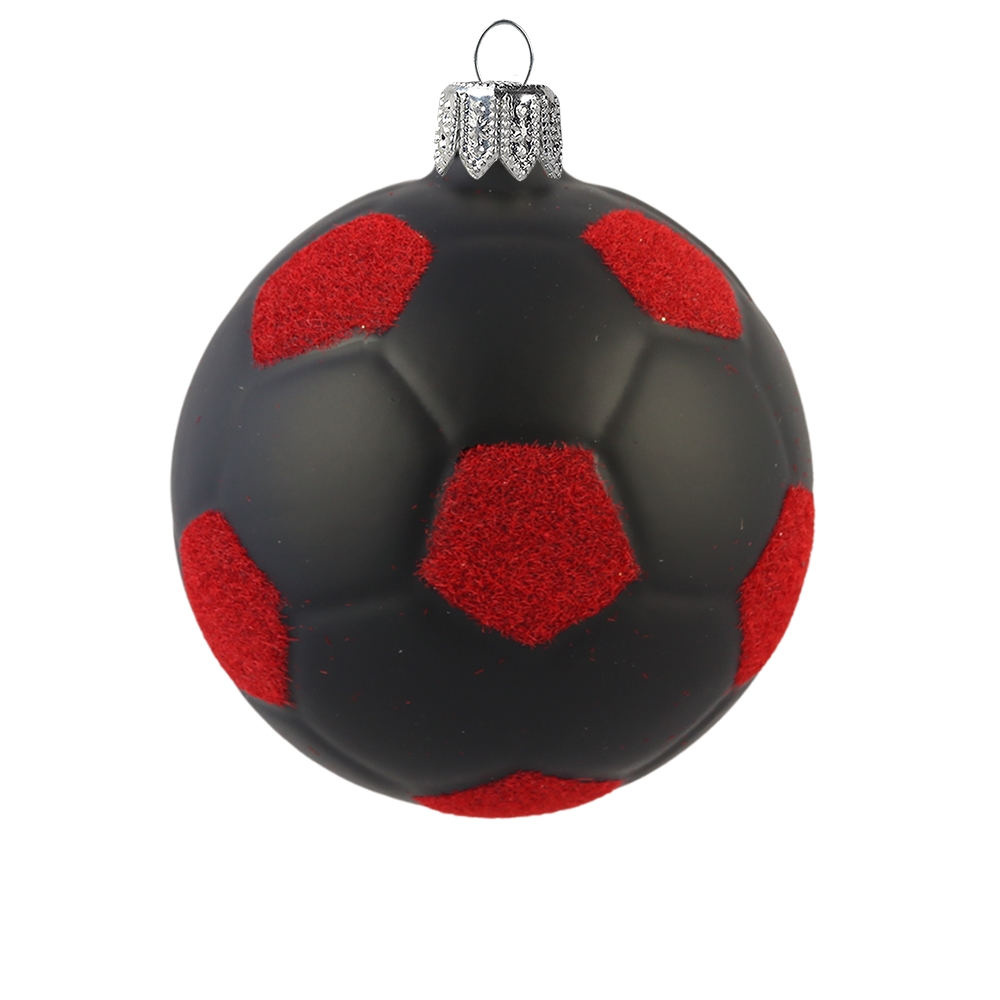 Ballon de football noir