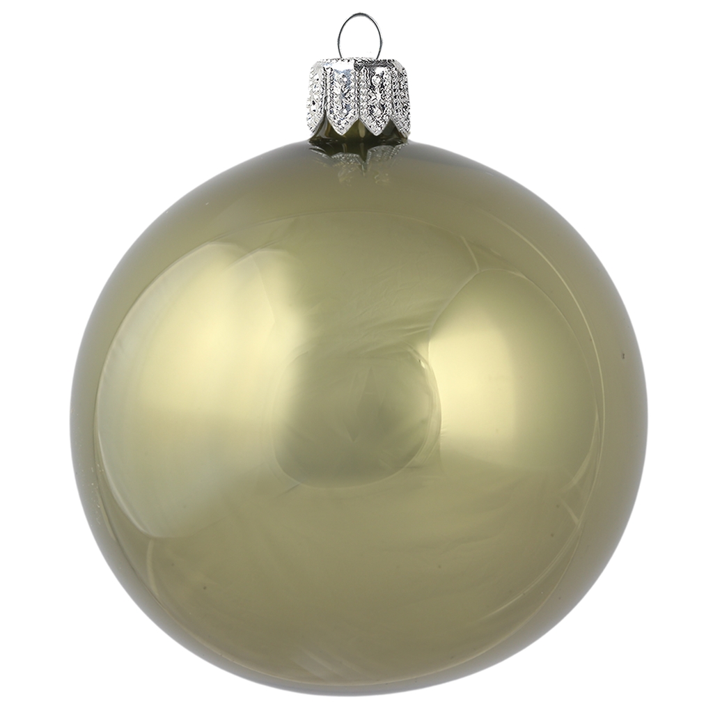 Boule de Noël khaki opale