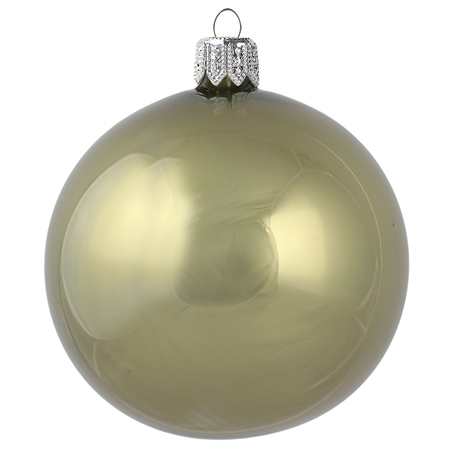 Boule de Noël khaki opale