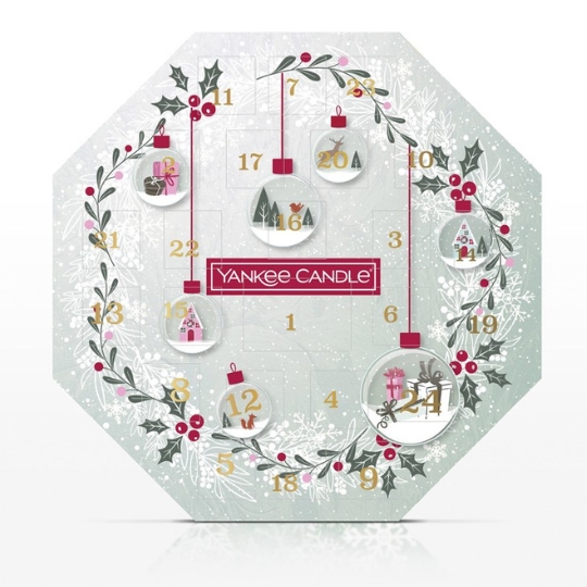 Calendrier de l'Avent Yankee Candle avec 24 bougies