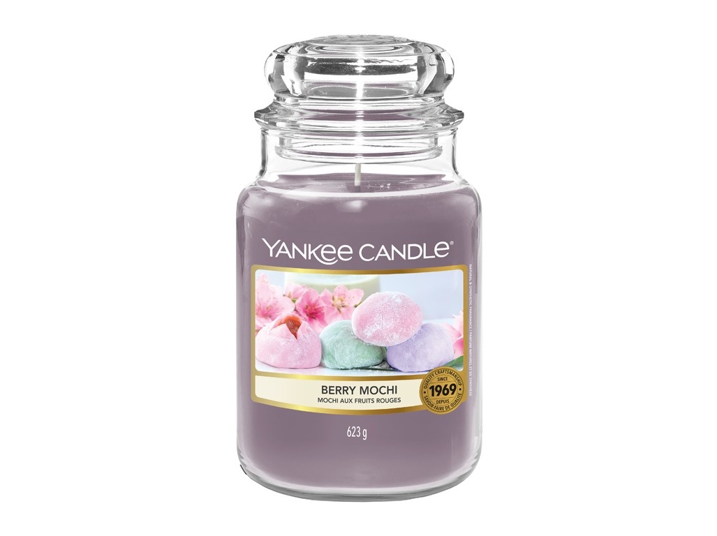 Bougie parfumée Yankee Candle MOCHI AUX FRUITS ROUGES Grande jarre