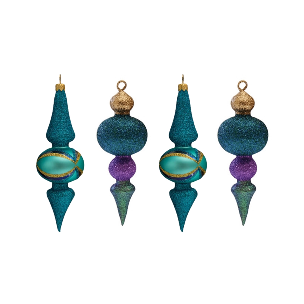 Set de formes en verre soufflé