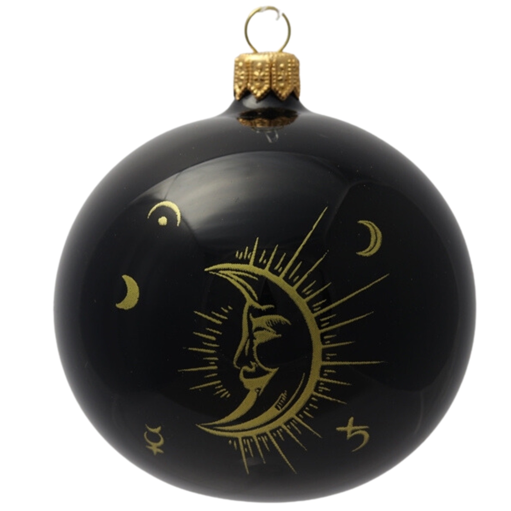 Boule de Noël avec impression de la lune