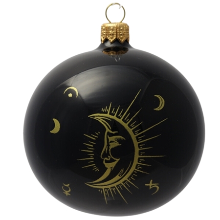 Boule de Noël avec impression de la lune