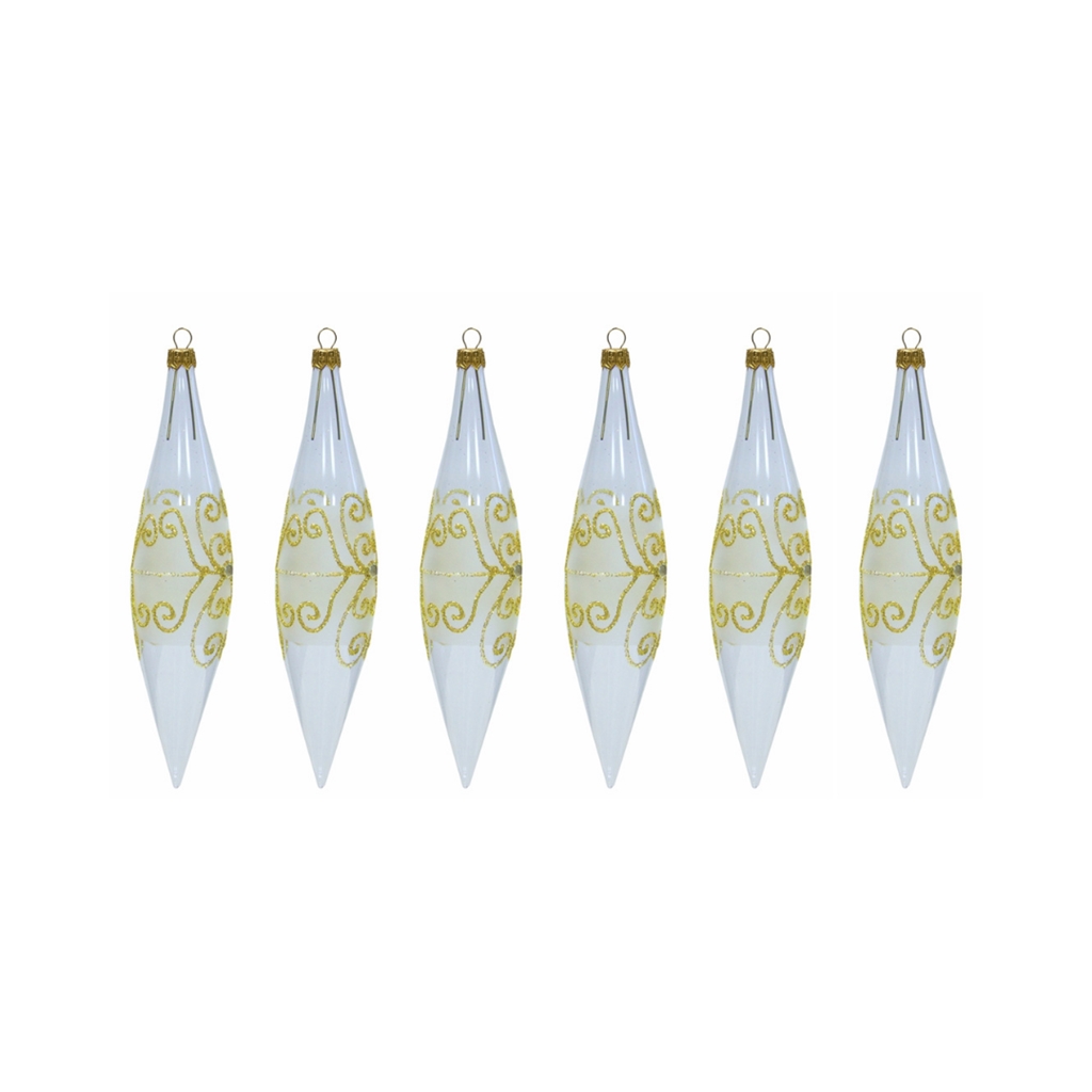 Set de fusées transparentes avec strass