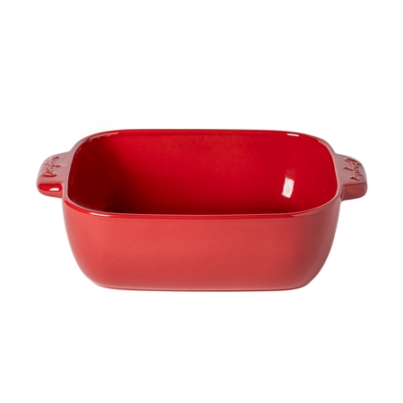 Plat de cuisson en rouge bordeaux