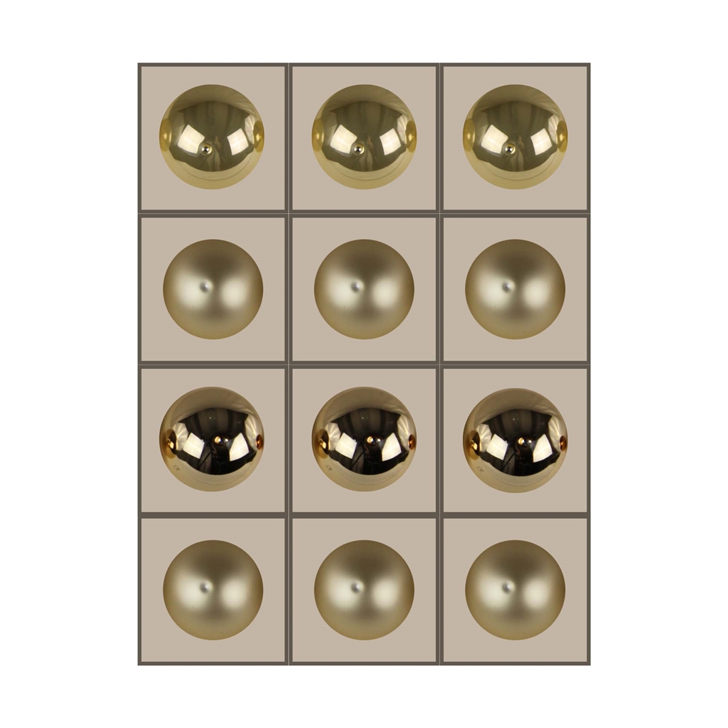 Set De Boules De Noël Argent I 100 Boules Arbre De Noël I Petites