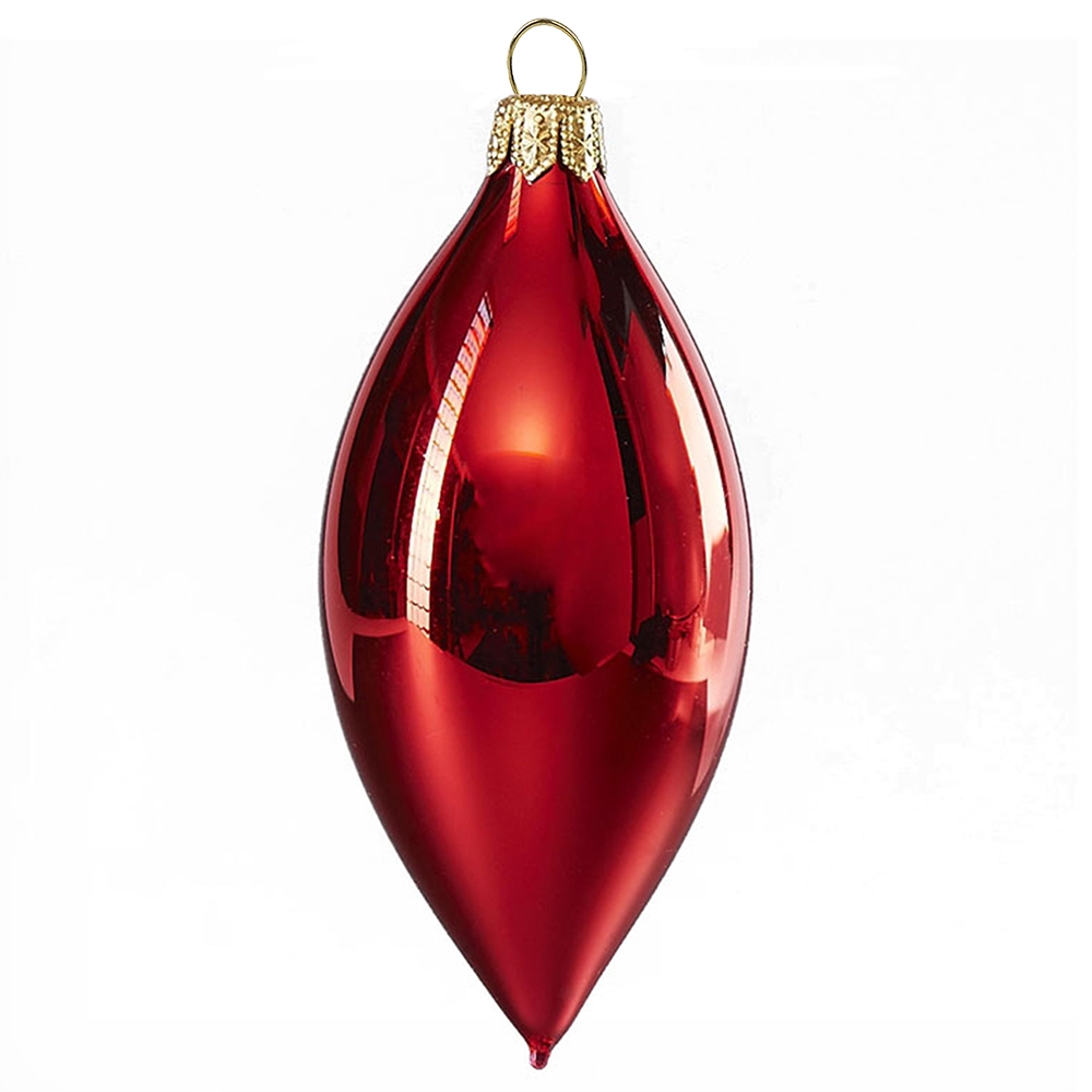 Olive de Noël rouge, brillante
