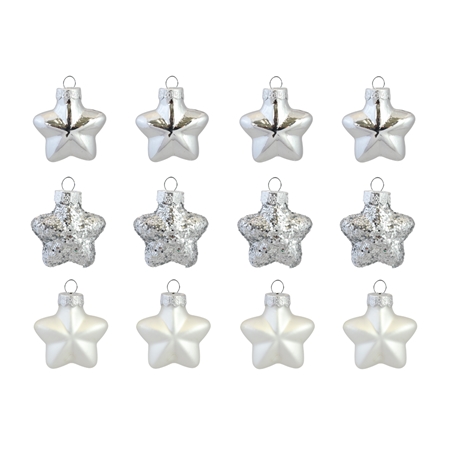 Set d'étoiles en argent