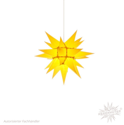 Papier Herrnhuter étoile jaune - 40 cm