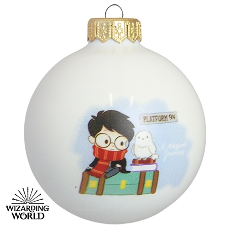 Décoration en verre Harry Potter illustré