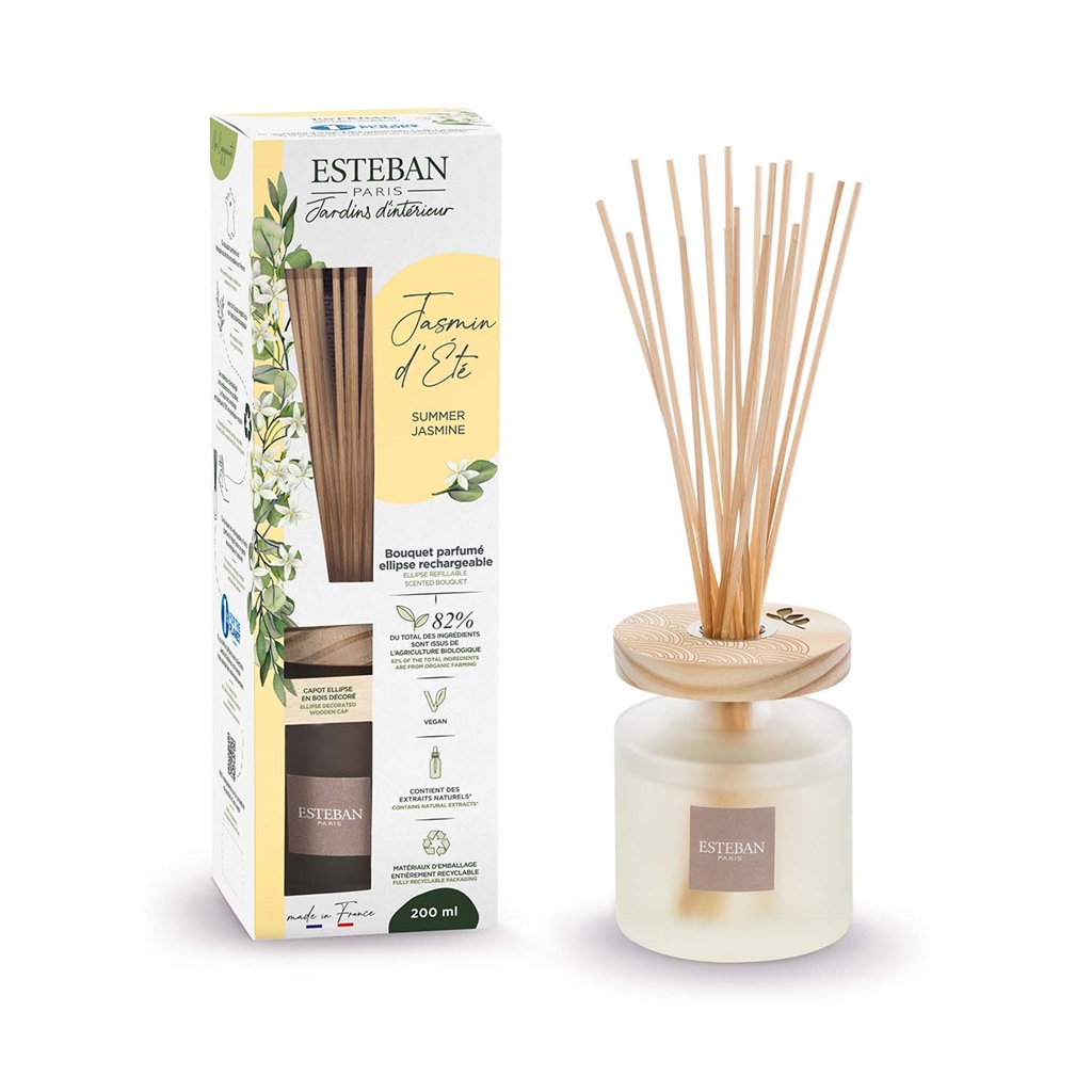 Diffuseur bâtonnet ellipse Jasmin d'Été