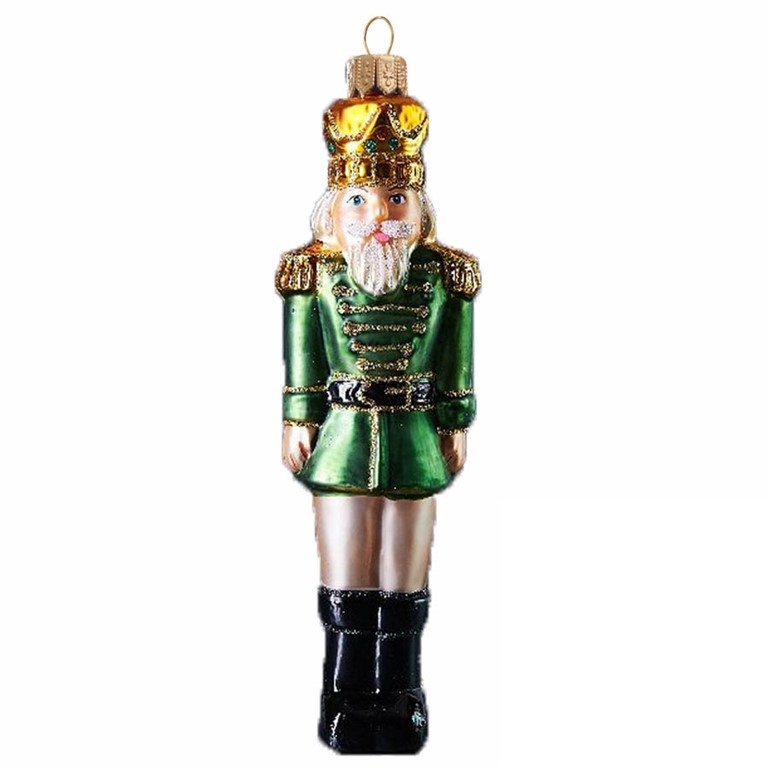 Figurine de Noël roi vert