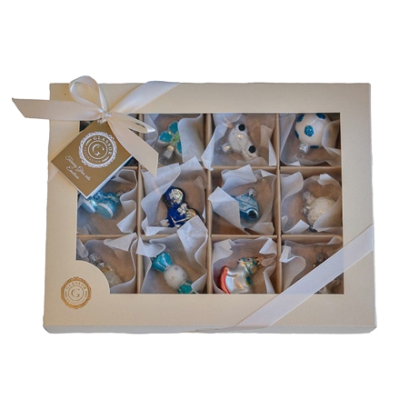 Set de 12 mini décorations pour les garçons