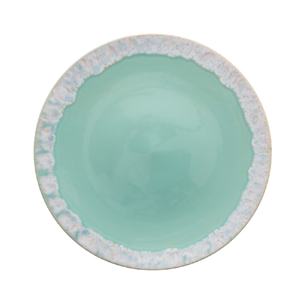 Assiette à dessert turquoise
