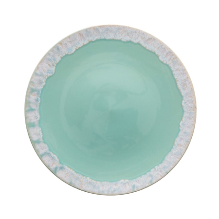 Assiette à dessert turquoise