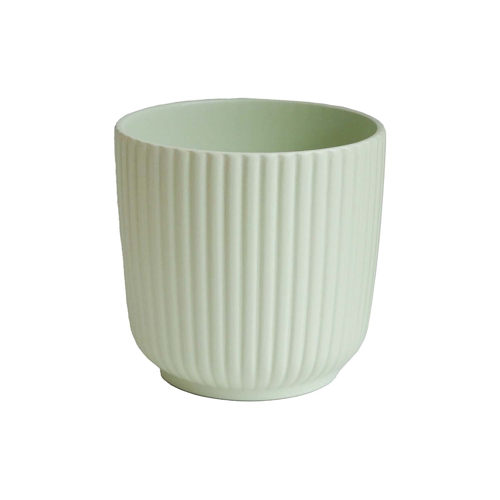 Pot de fleurs Luna pistache plus petit