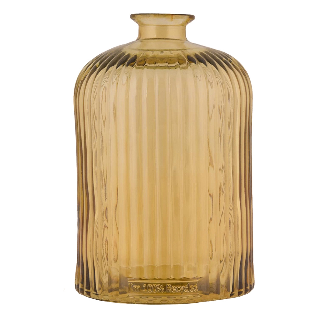 Grand vase moutarde