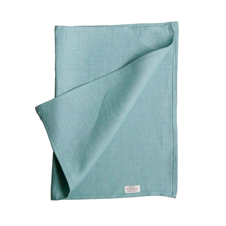 Set de table en lin turquoise
