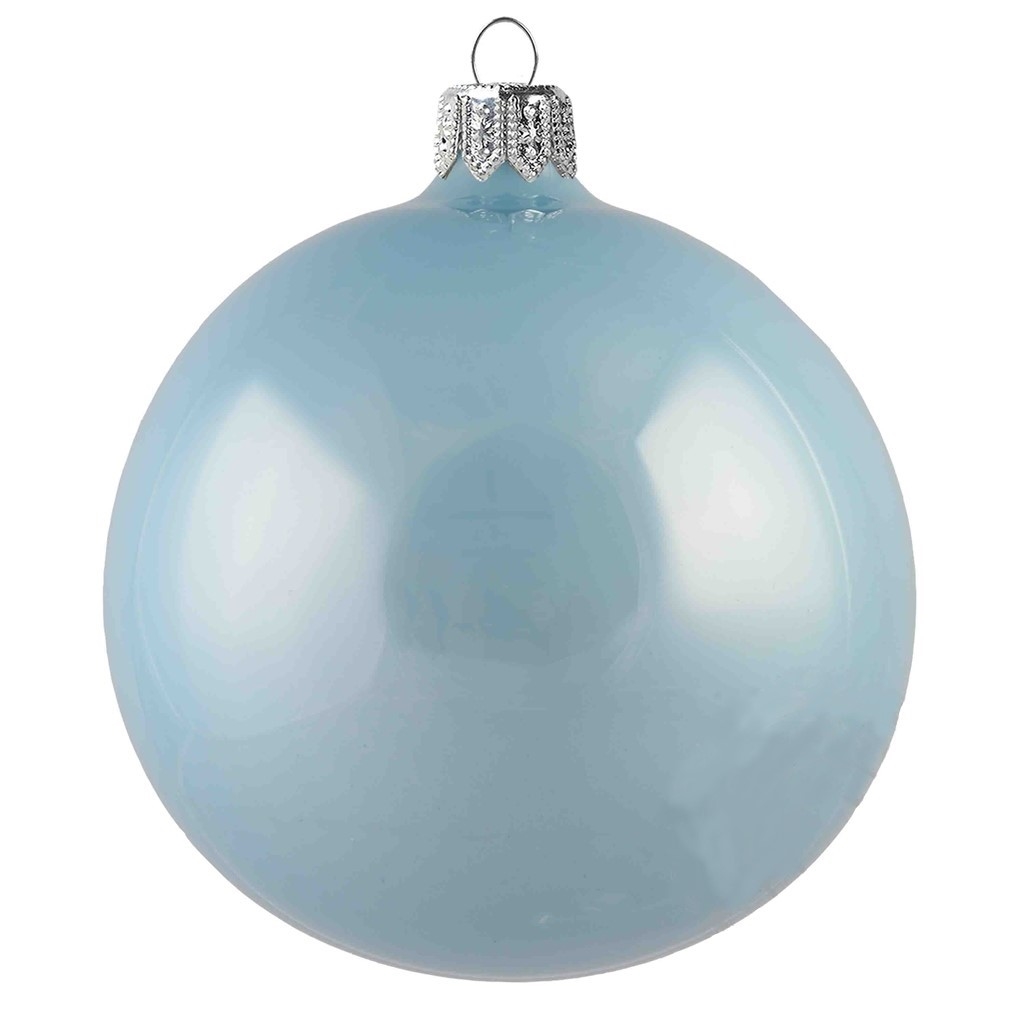 Boule en verre azure