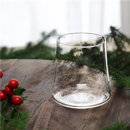 Set de verres à décor de gui