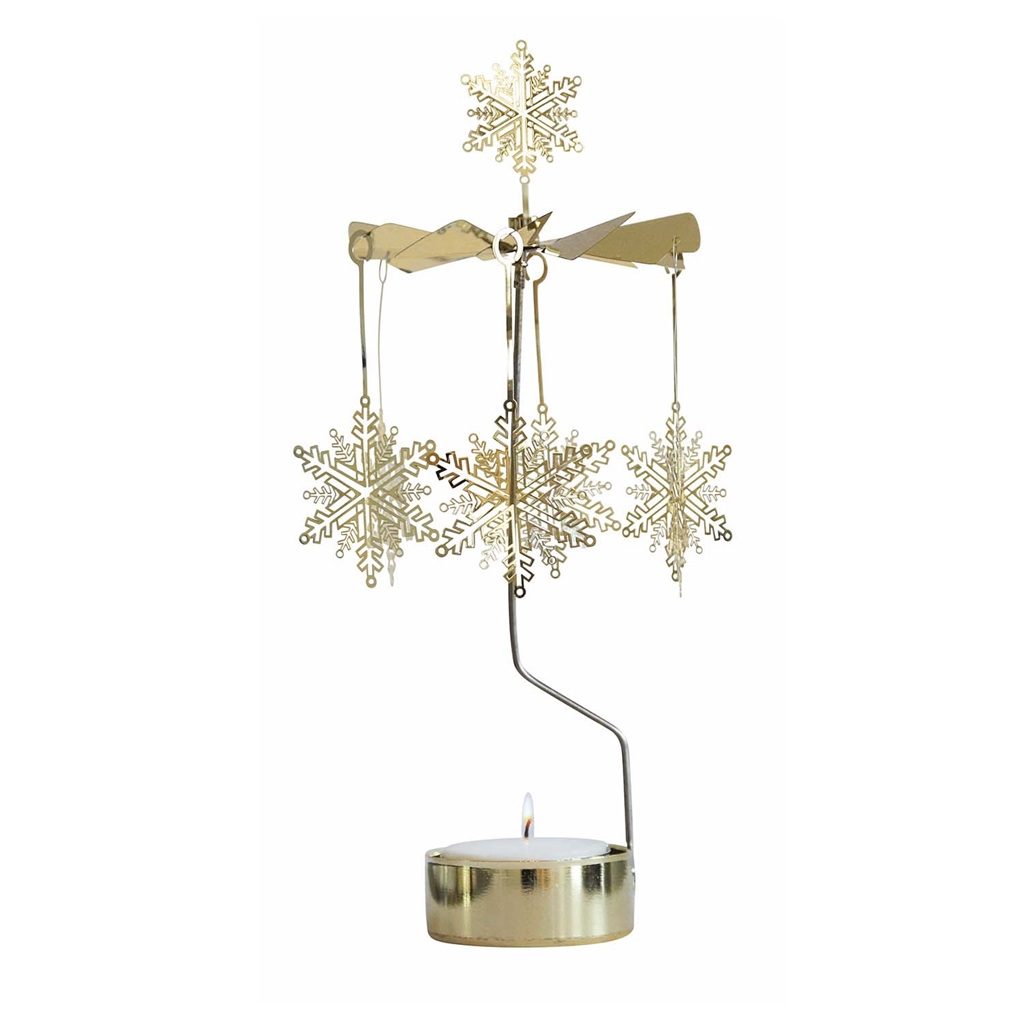 Cloche d'ange grande avec flocons
