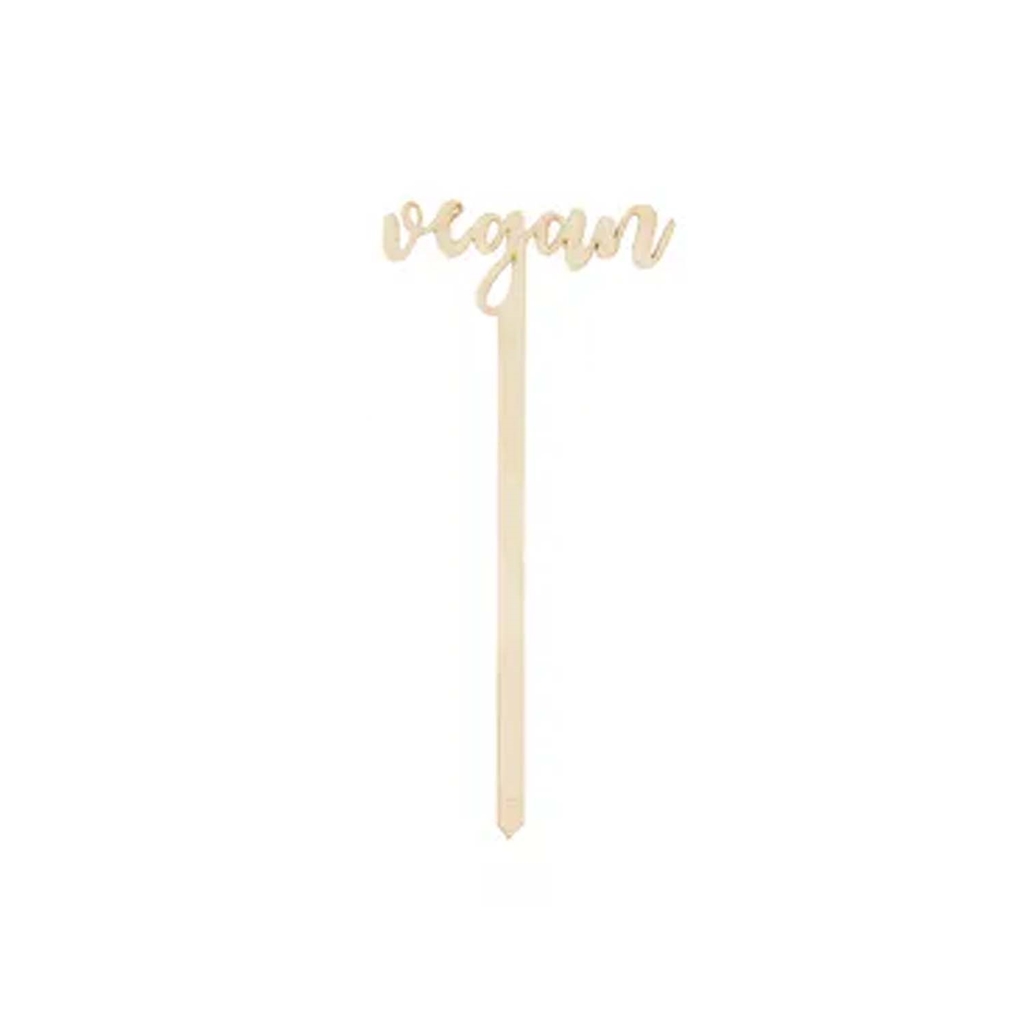 Dřevěný zápich vegan