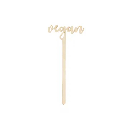 Dřevěný zápich vegan