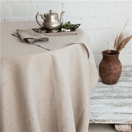 Serviette en lin naturel