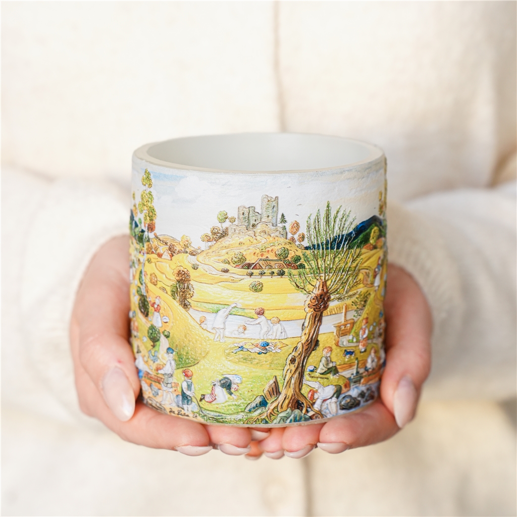 Lanterne avec illustration Été
