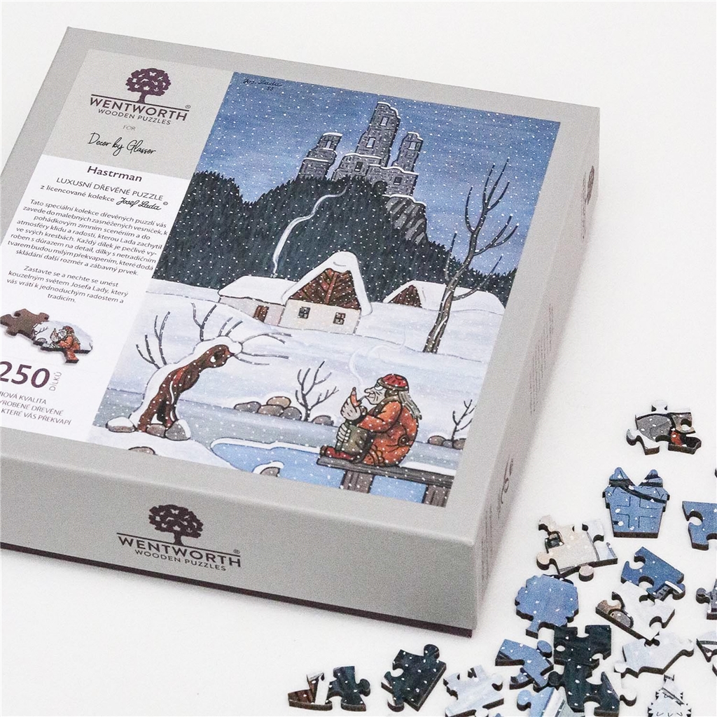 Puzzle en bois Josef Lada Hastrman