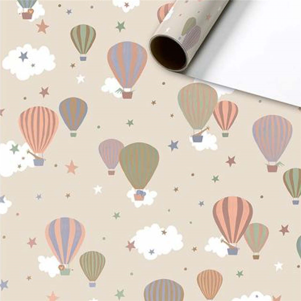 Papier d'emballage avec ballons